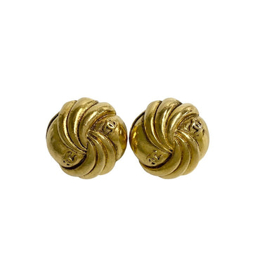 CHANEL Earring Gold Plated gold