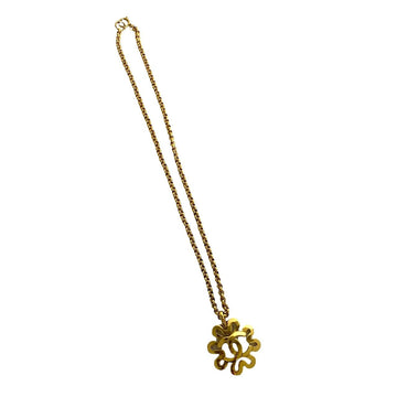 CHANEL Necklace Gold Plated gold