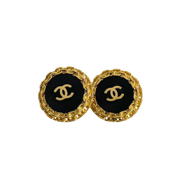 CHANEL Earring Gold Plated gold