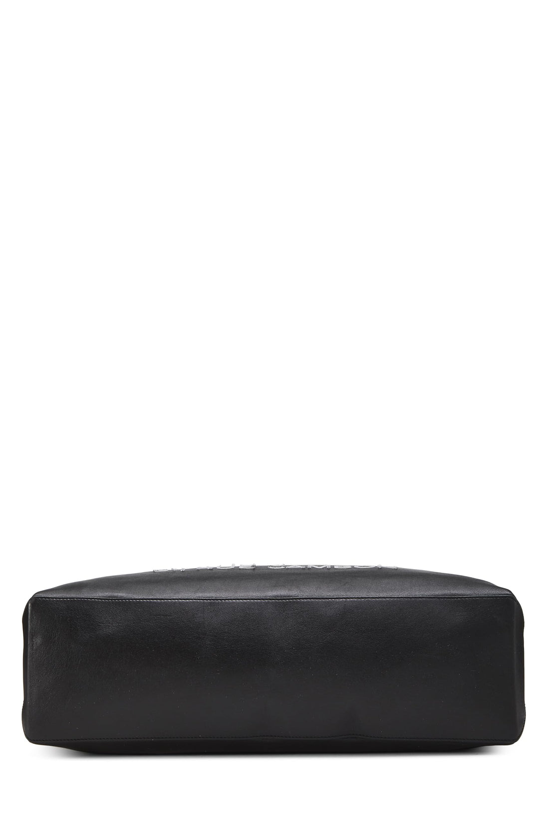 Chanel,  Black Leather Essential Rue Cambon Shopping Tote Medium, Black
