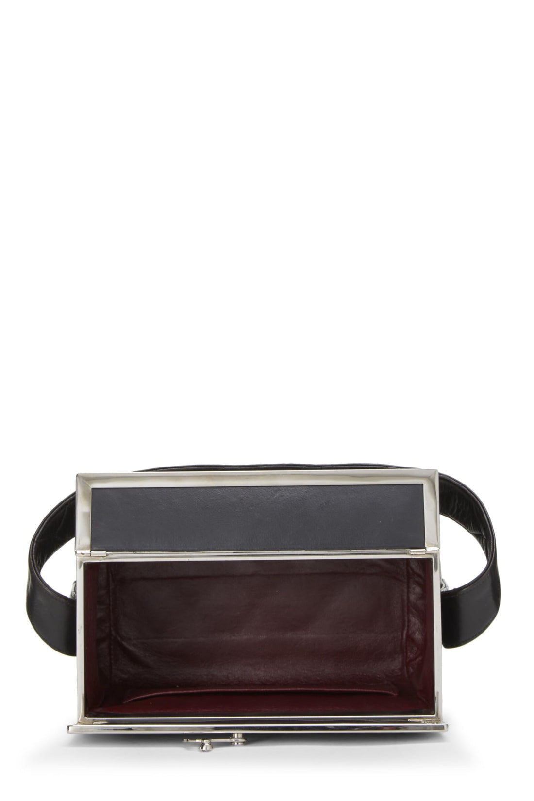 Chanel,  Black Quilted Lambskin Box Vanity Small, Black