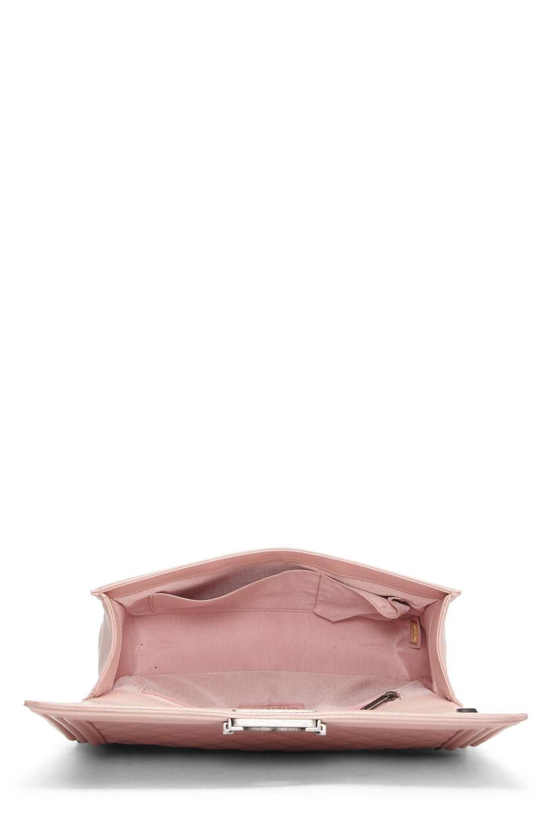 Chanel,  Pink Quilted Calfskin Boy Bag Large, Pink