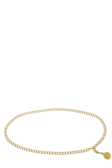Chanel,  Gold 'CC' Chain Belt, Gold