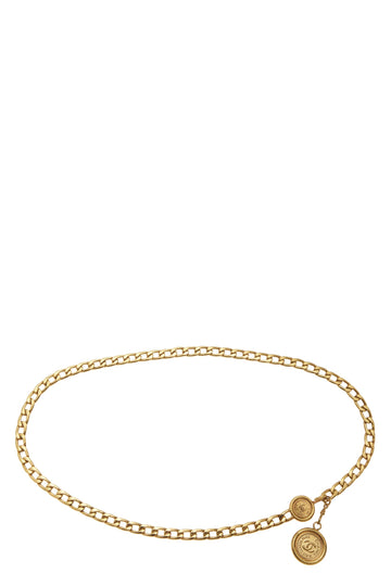 Chanel,  Gold 'CC' Chain Belt, Gold