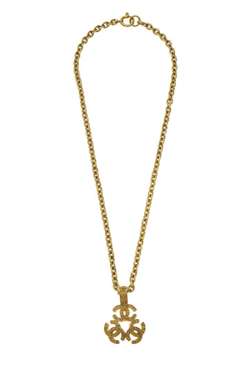 Chanel,  Gold Filigree 'CC' Necklace, Gold