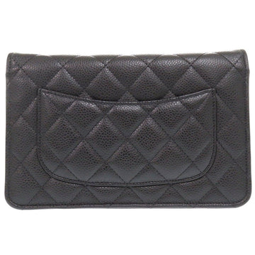 CHANEL Shoulder Bag AP0250 Caviar skin black Matrasse COCO Mark