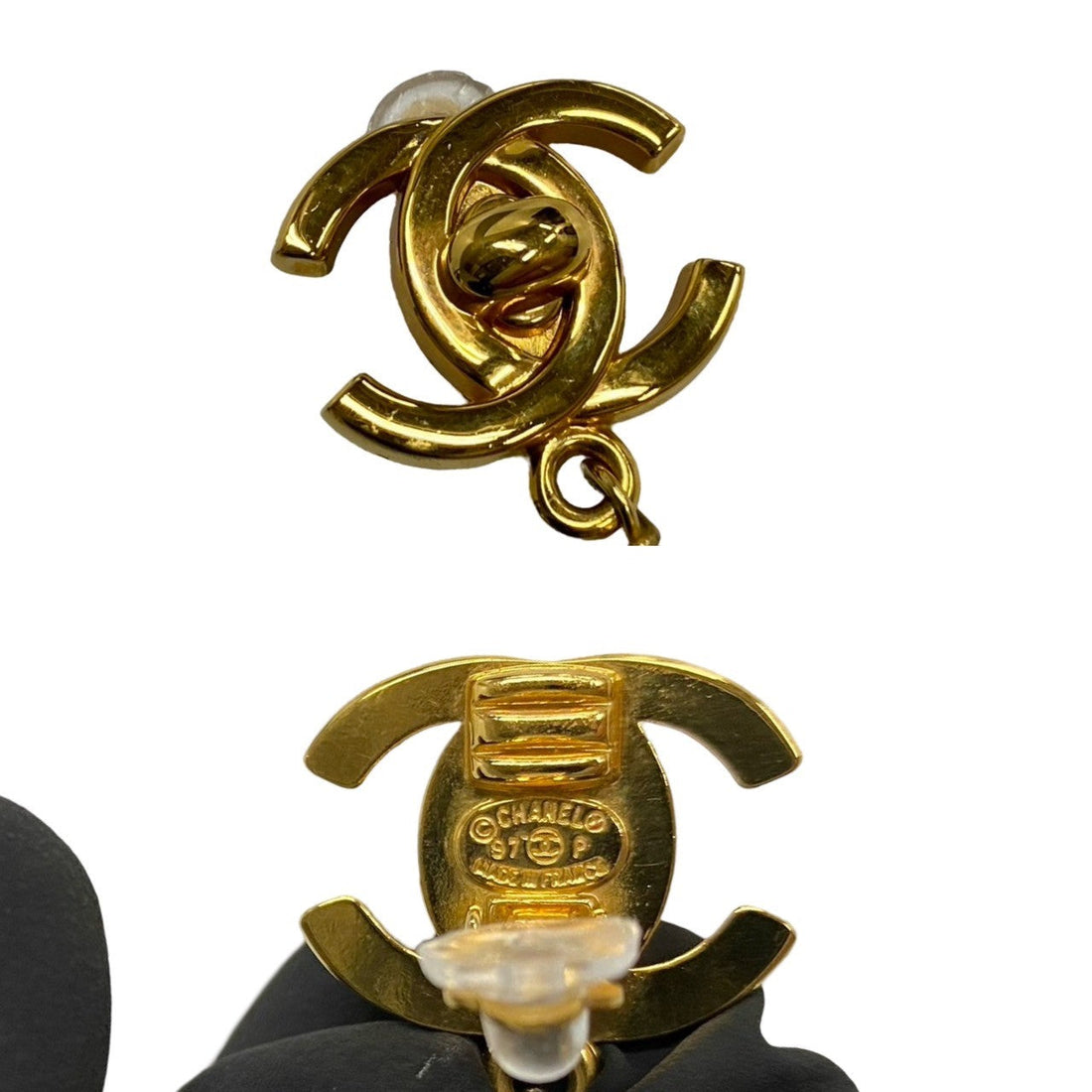 CHANEL Earring Gold Plated gold