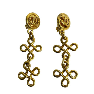CHANEL Earring Gold Plated gold