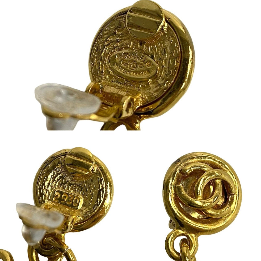 CHANEL Earring Gold Plated gold