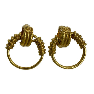 CHANEL Earring Gold Plated gold