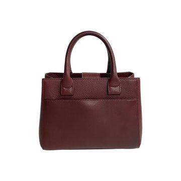 CHANEL Shoulder Bag Matt caviar skin wine-red Neo Executive Tote