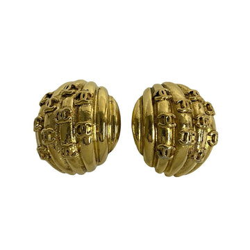 CHANEL Earring Gold Plated gold