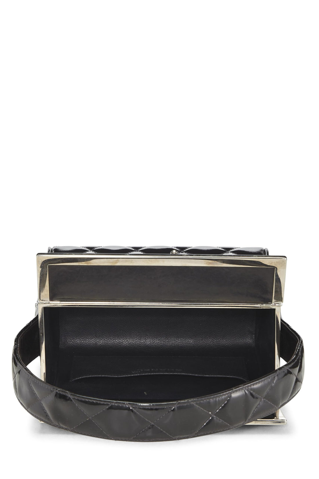 Chanel,  Black Patent Leather Box Vanity, Black