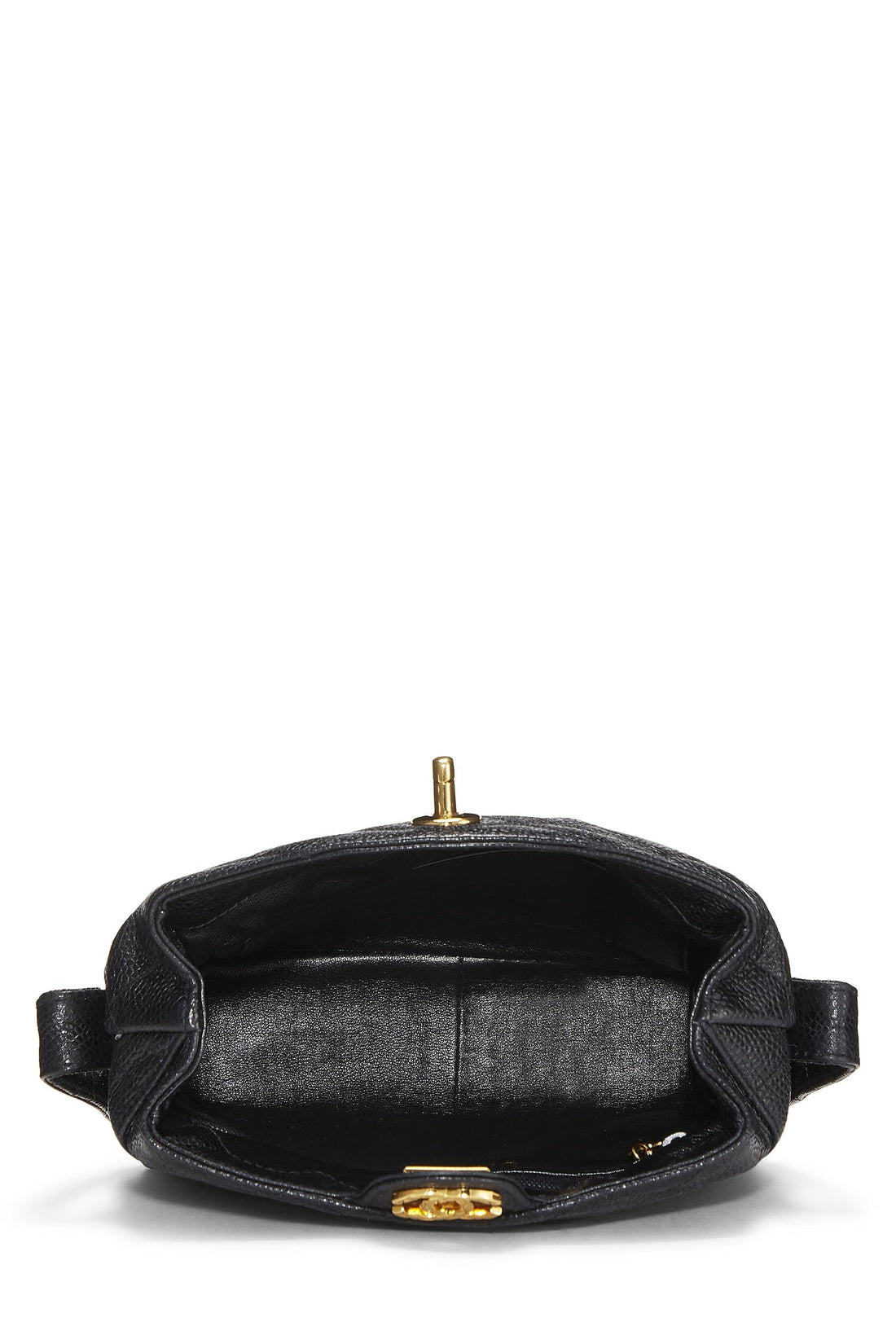 Chanel,  Black Caviar Shoulder Bag, Black