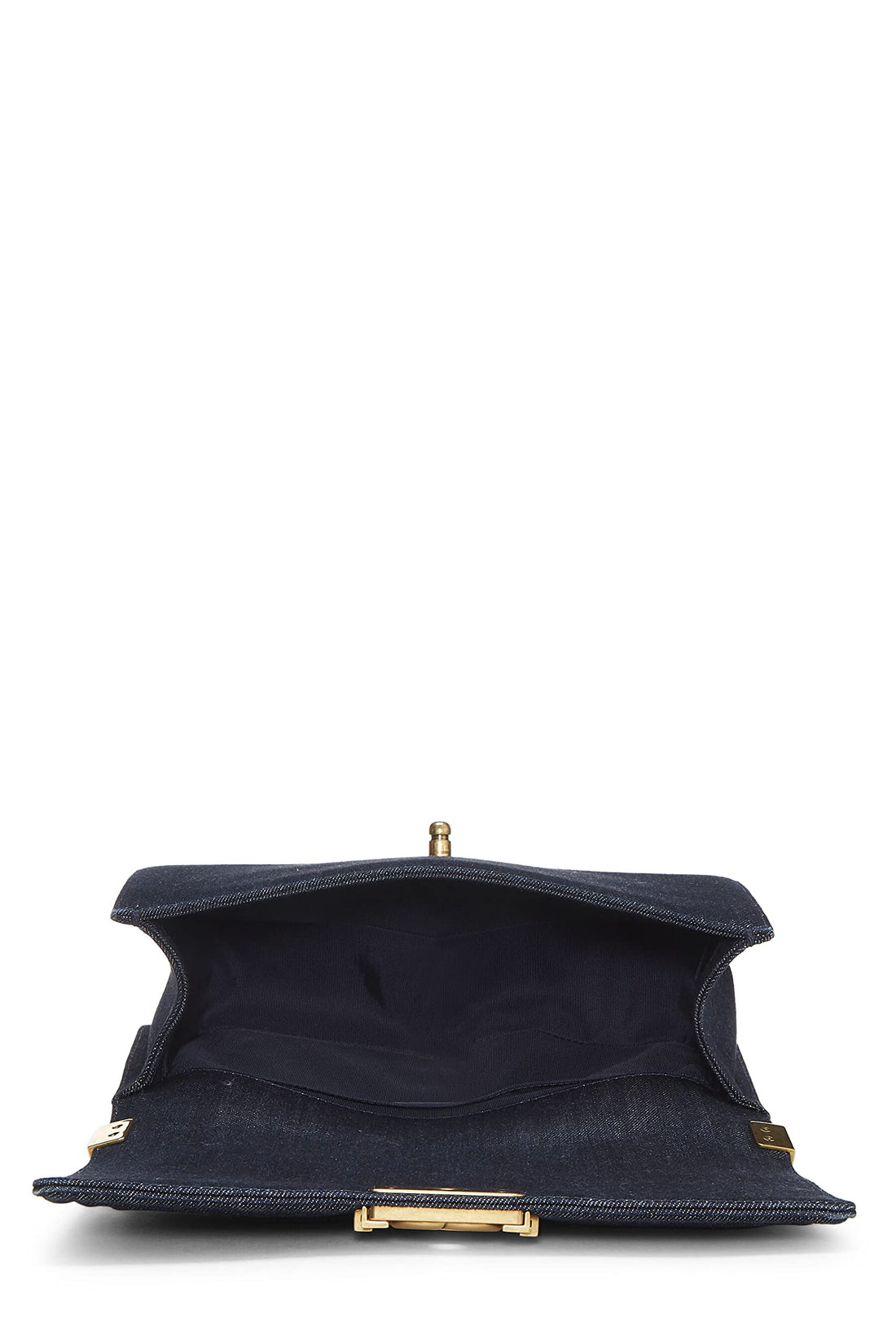 Chanel,  Navy & Red Denim Boy Bag Medium, Multi