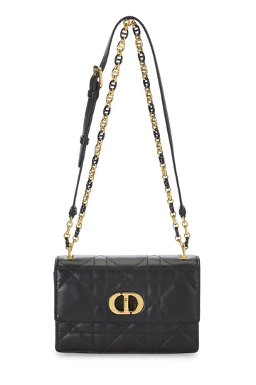 Dior, Black Cannage Lambskin Miss Caro Bag Mini, Black