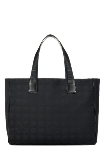Chanel,  Black Nylon Travel Line Tote Medium, Black