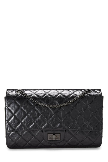 Chanel,  Black Calfskin 2.55 Reissue Flap 227, Black
