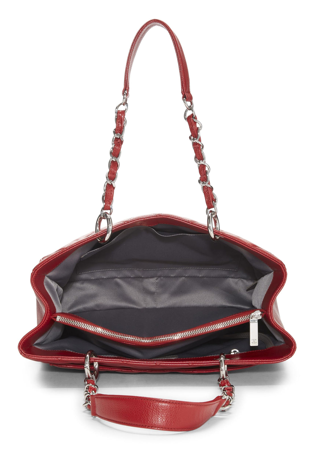 Chanel,  Red Caviar Grand Shopping Tote (GST), Red