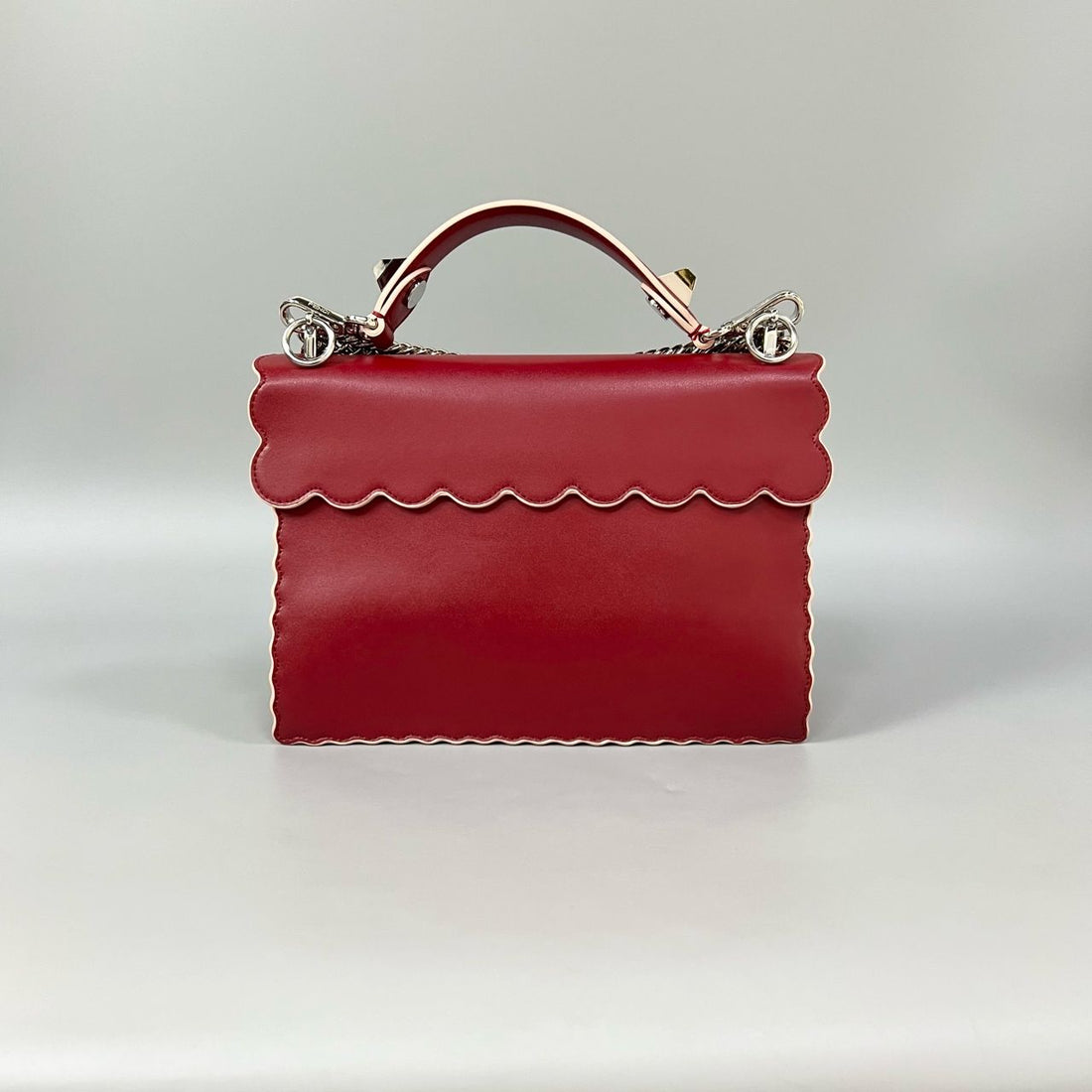 Fendi kan I bag 26*18*8cm red XJ10867