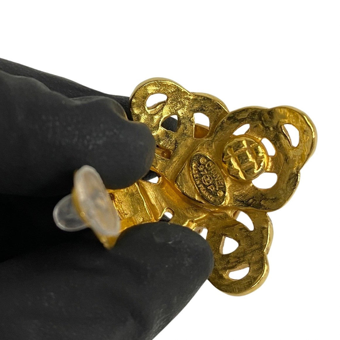 CHANEL Earring Gold Plated gold