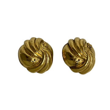 CHANEL Earring Gold Plated gold