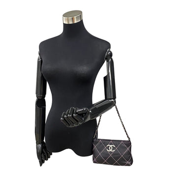 Chanel CC Wild Stitch Chain Bag  Leather Handbag in Good condition