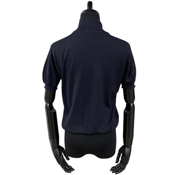 CHANEL knit cashmere Navy 42