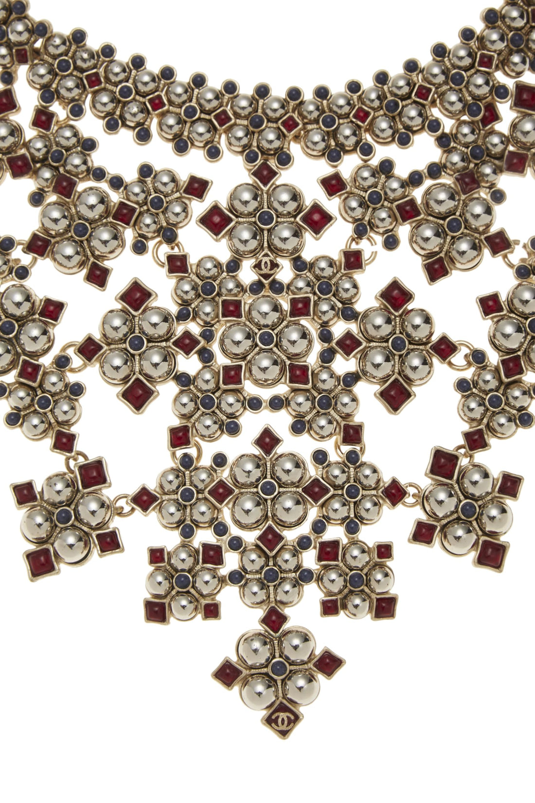 Chanel,  Multicolor Gripoix Statement Necklace, Multi