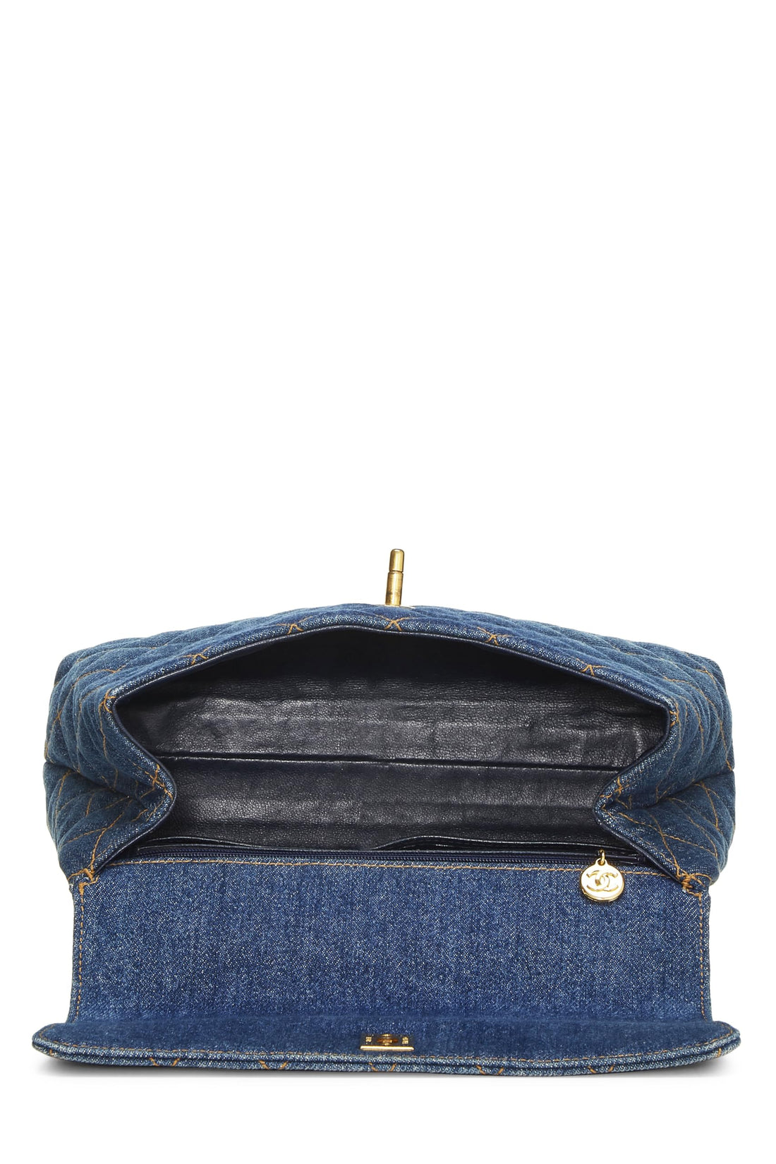 Chanel,  Blue Denim Kelly Small, Blue