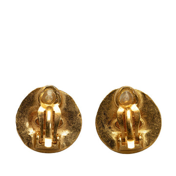 Chanel CC Clip On Earrings Metal Earrings in Excellent condition