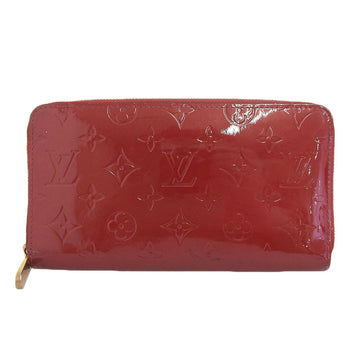 Louis Vuitton Monogram Vernis Pomme D'amour  Color Monogram Vernis Leather Long Wallet (Bi-Fold)