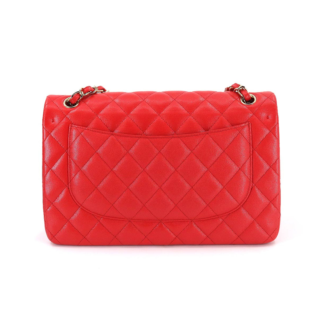 Chanel Timeless Caviar Jumbo Red bag
