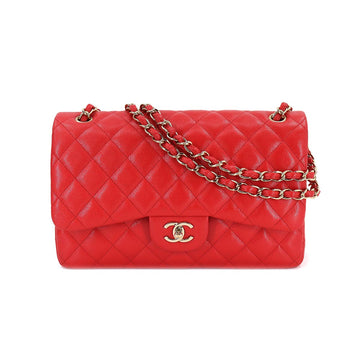 Chanel Timeless Caviar Jumbo Red bag
