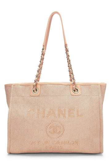 Chanel,  Pink Canvas Deauville Small, Pink