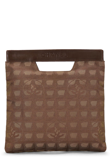 Chanel,  Green Nylon Travel Line Handbag, Green