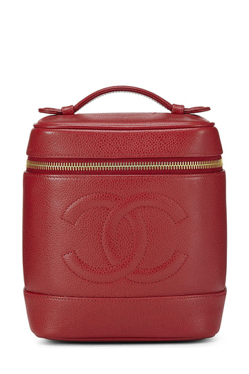Chanel,  Red Caviar Timeless Vanity, Red