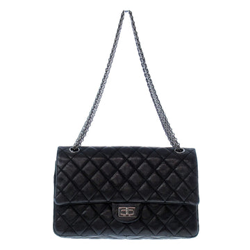 Chanel 2.55 Medium Metallic silver