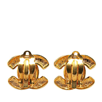 Chanel CC Matelasse Clip On Earrings  Metal Earrings in Excellent condition