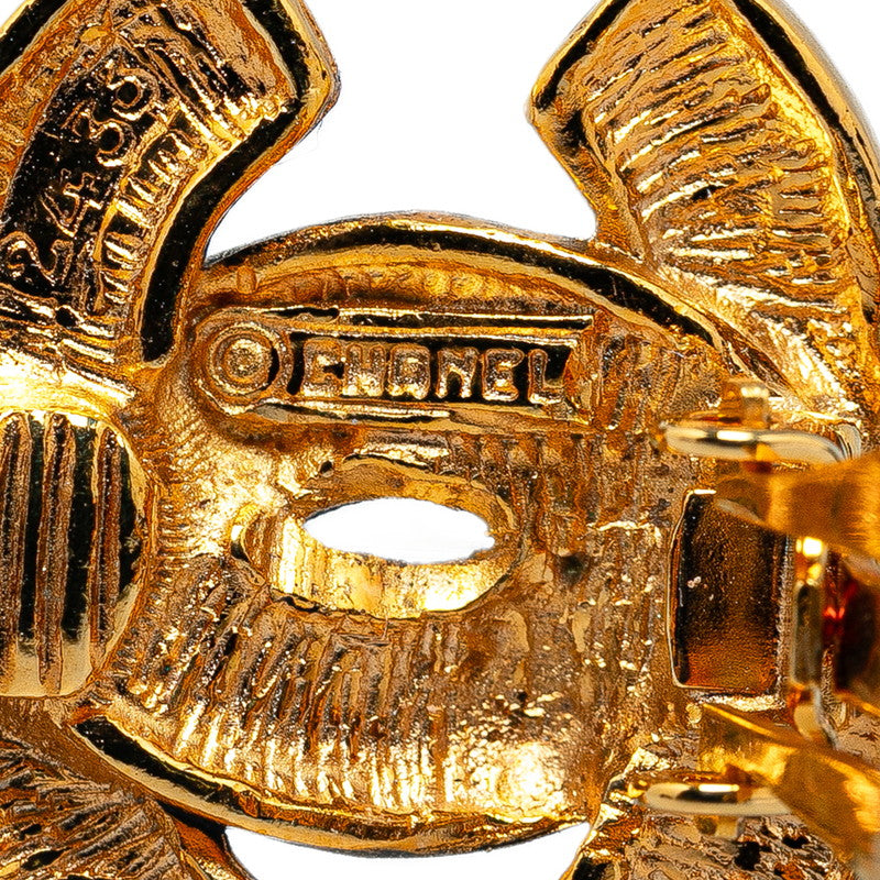 Chanel CC Matelasse Clip On Earrings  Metal Earrings in Excellent condition