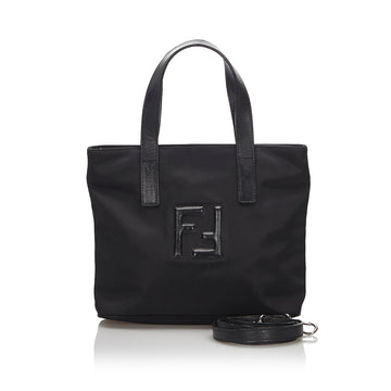Fendi Black Nylon Fabric Makersluxe Italy