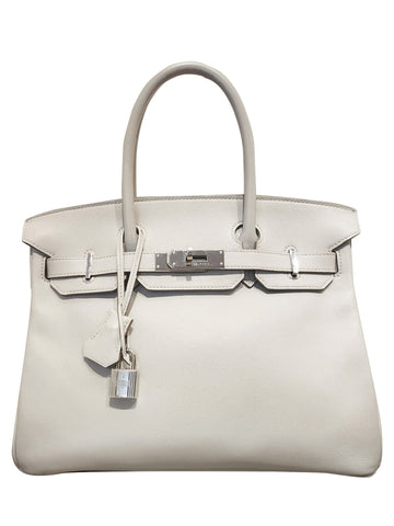 Hermès Gris Perle 30 cm Birkin Handbag
