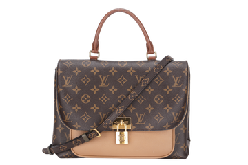 LOUIS VUITTON MARIGNAN MESSENGER BAG (AR2108) MONOGRAM CANVAS GOLD HARDWARE, WITH STRAP, NO DUST COVER