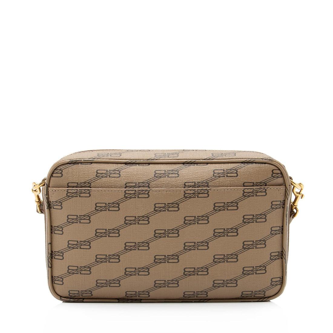 Balenciaga BB Monogram Canvas Signature Medium Camera Bag (SHF-23603)