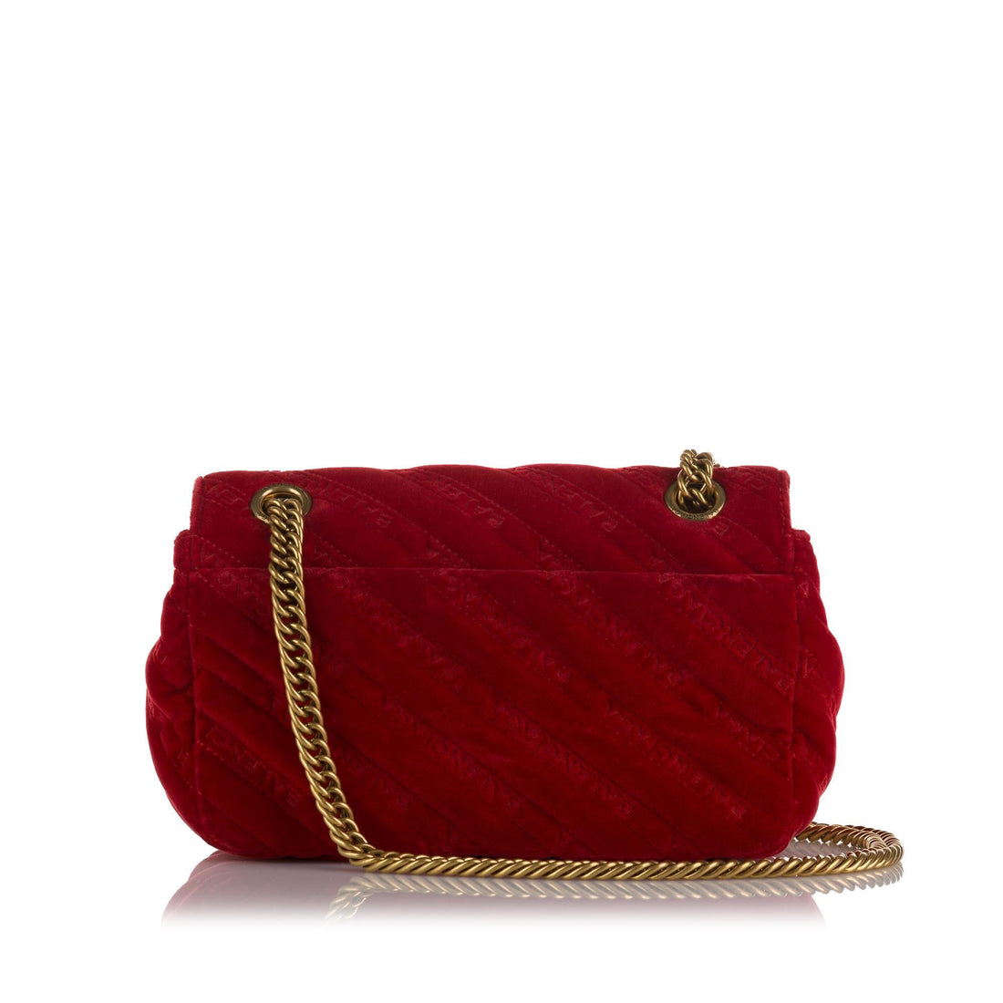Balenciaga BB Quilted Round Velvet Crossbody Bag S (MLB-ihHh5a)