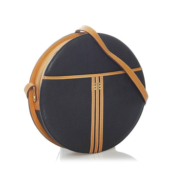 Balenciaga BB Round Leather Crossbody Bag (MLB-31875)