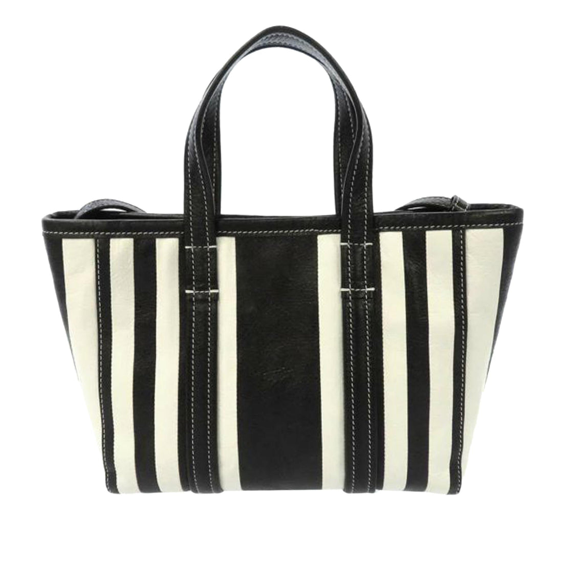Balenciaga Bazar Shopper Leather Satchel (MLB-36695)