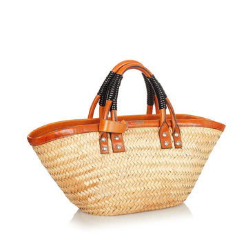 Balenciaga Bistrot Panier Straw Tote Bag (MLB-26428)