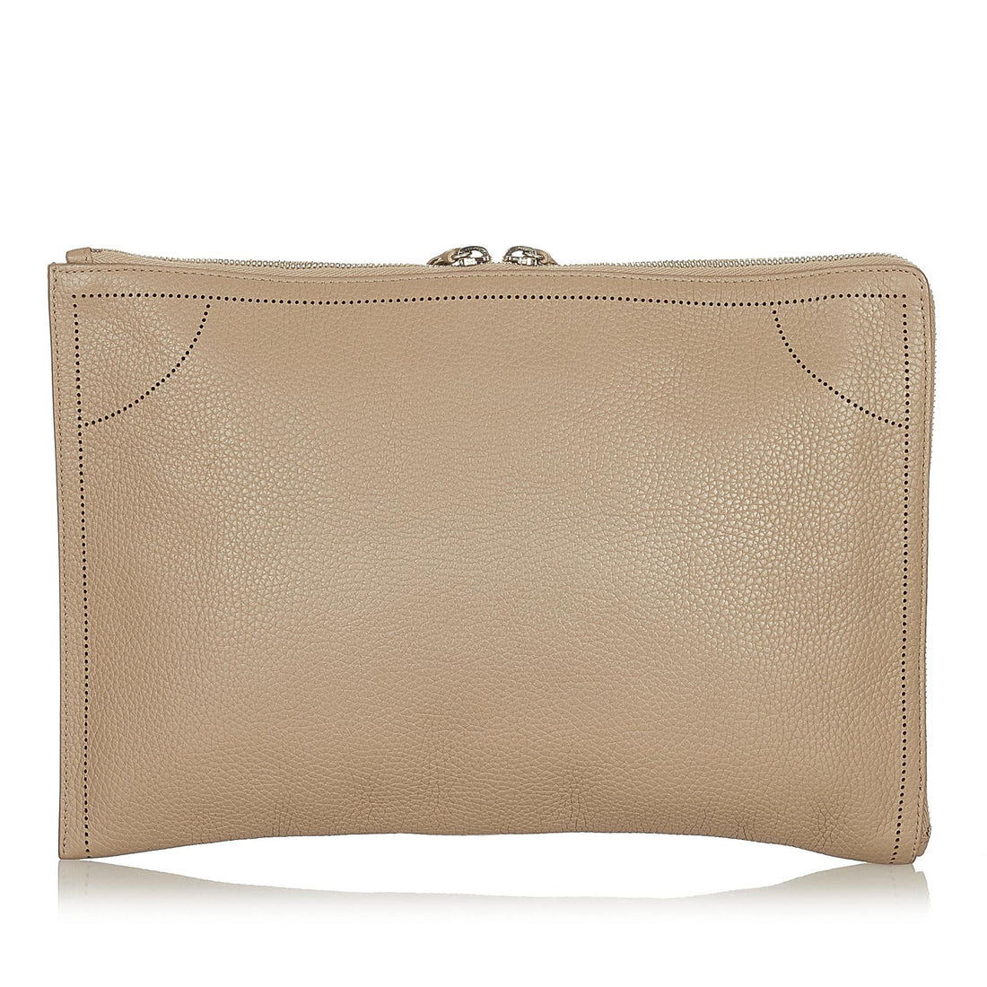 Balenciaga Blackout Zip Leather Clutch Bag (MLB-37475)
