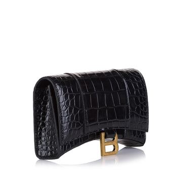 Balenciaga Embossed Hourglass Wallet On Chain (MLB-36402)